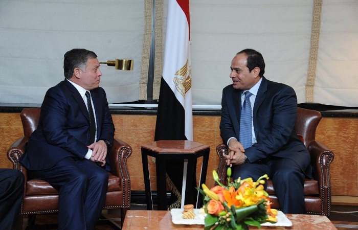 قمة مصرية ـ أردنية تبحث قضايا المنطقة ومكافحة التطرف