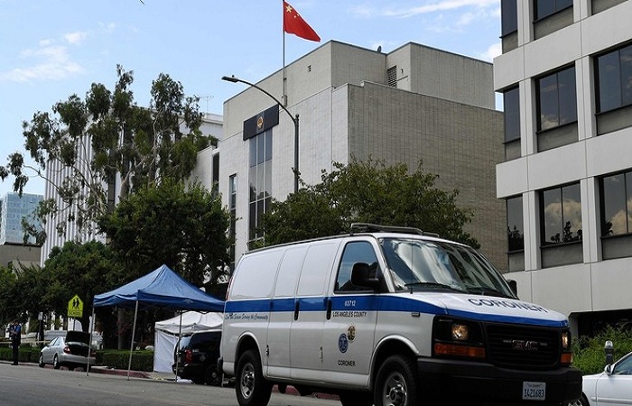 إطلاق نار أمام قنصلية الصين في لوس أنجلوس الأمريكية