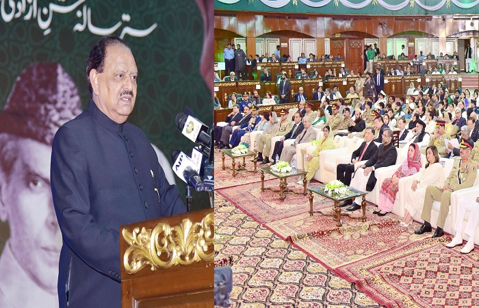 الرئيس الباكستاني يحث الشعب تجنب  الخلافات الداخلية للرخاء الوطني