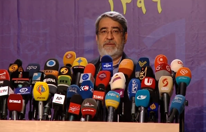 وزير الداخلية الإيراني يعلن رسميا فوز روحاني بالرئاسة بنسبة 57،93 % من الاصوات