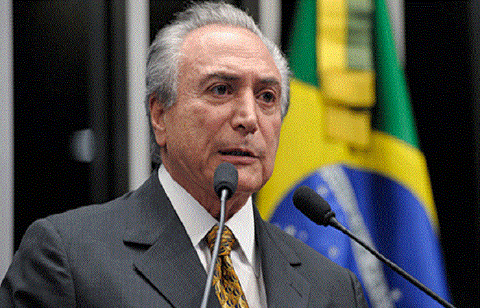 تسجيل لرئيس البرازيل ميشال تامر وهو يعطي موافقته على رشاوي
