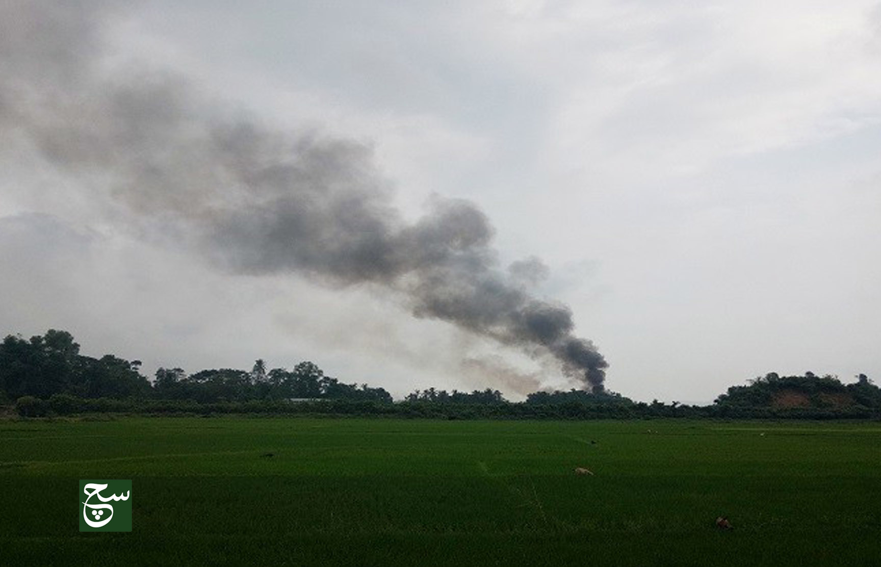 انفجاران داخل منطقة في ميانمار قرب بنغلادش