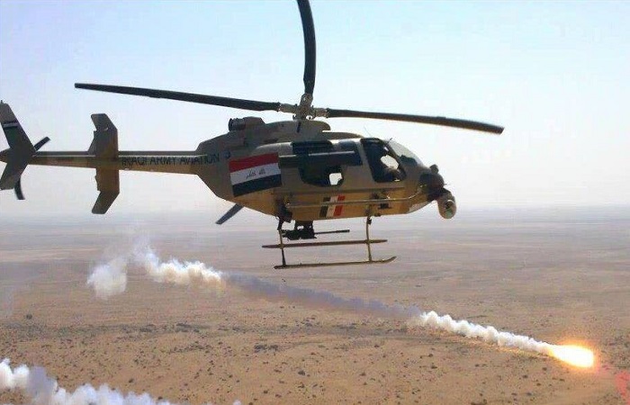الطيران العراقي يستهدف مواقع داعش في مطيبيجة