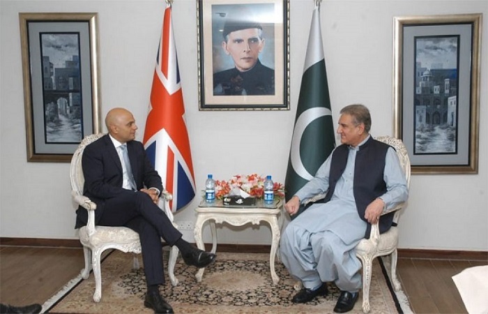 وزير الخارجية الباكستاني يستقبل وزير الداخلية البريطاني 
