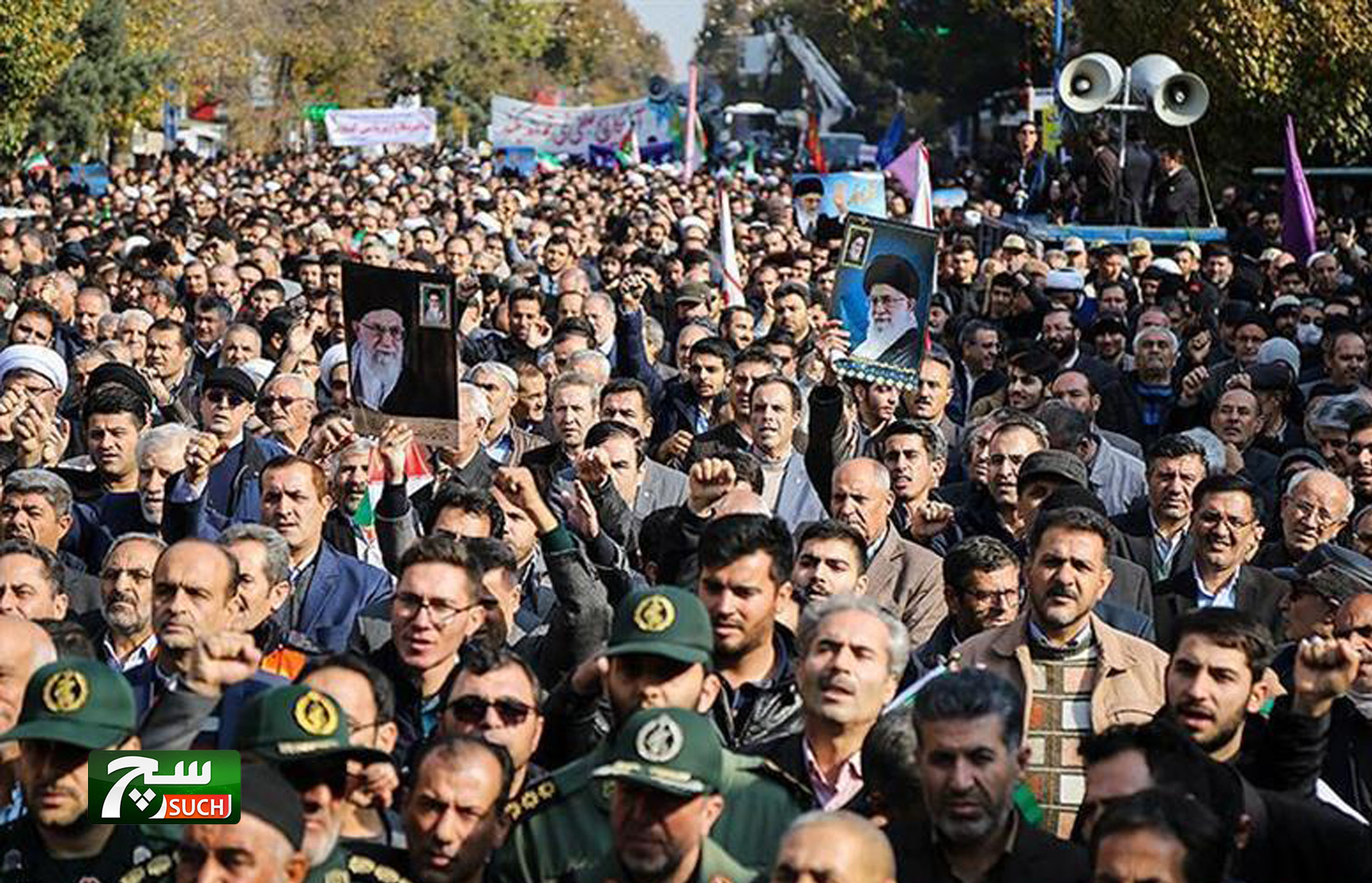 مسيرات مليونية مؤيدة للحكومة في طهران
