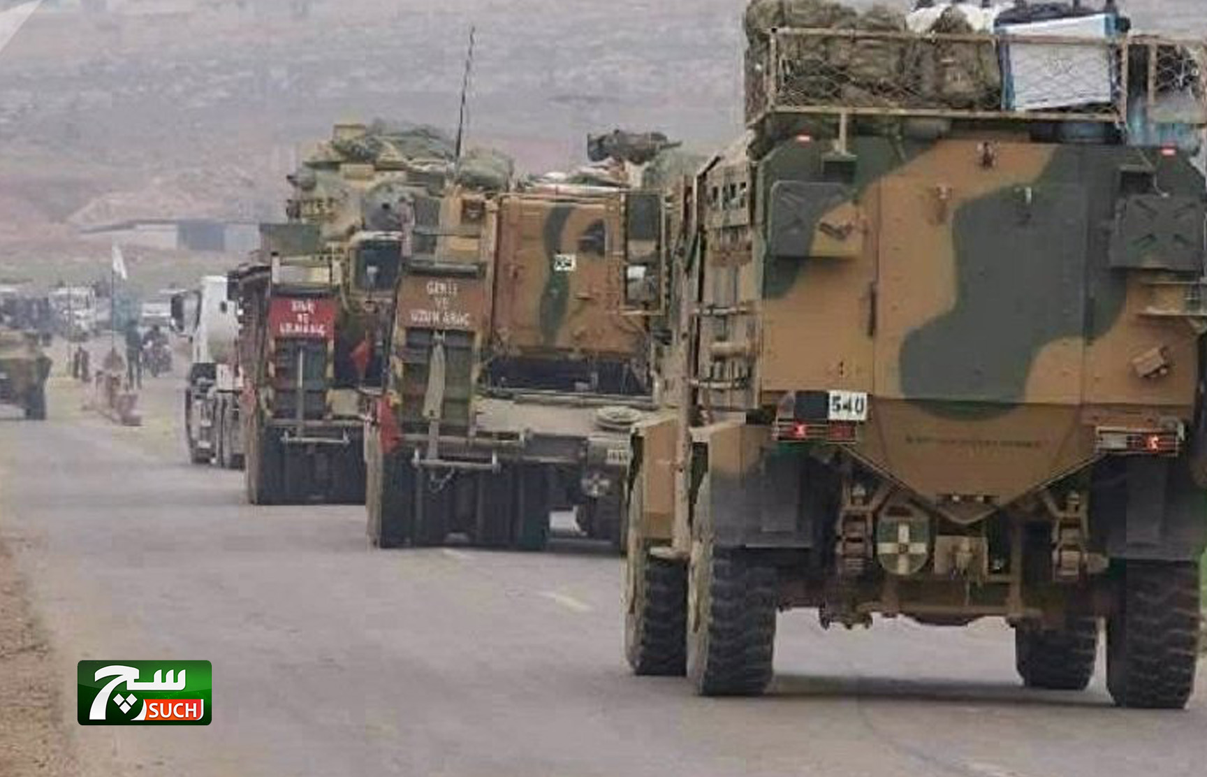 تعزيزات ضخمة للقوات التركية المنتشرة على الحدود السورية قبل عملية شرق الفرات