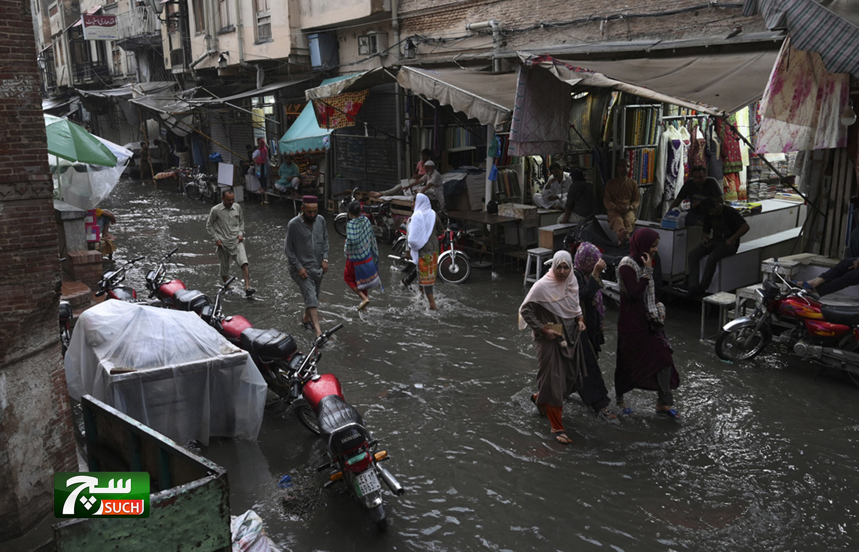 Пакистан Карачи наводнение