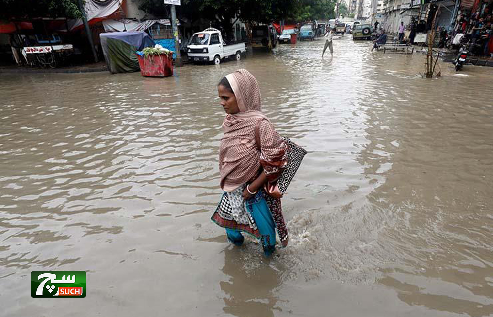 مصرع 5 أشخاص جراء الأمطار الغزيرة في باكستان
