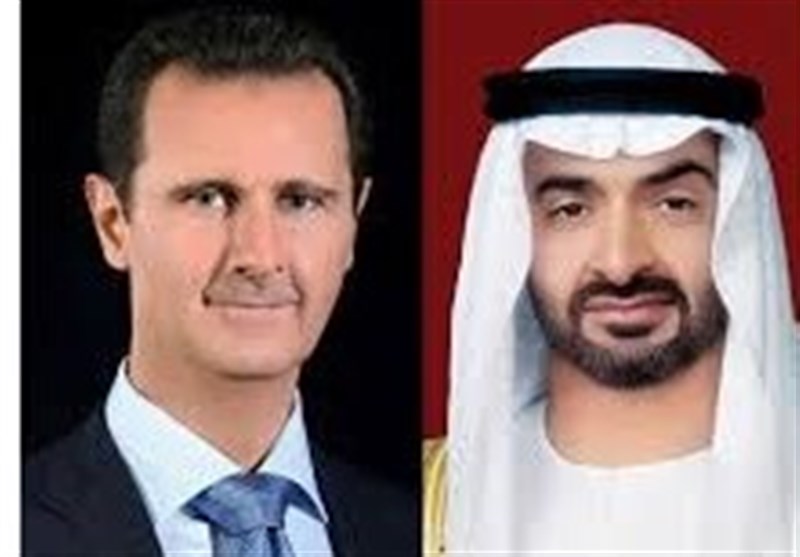 اتصال هاتفي بين الرئيس الأسد ومحمد بن زايد آل نهيان ولي عهد أبو ظبي