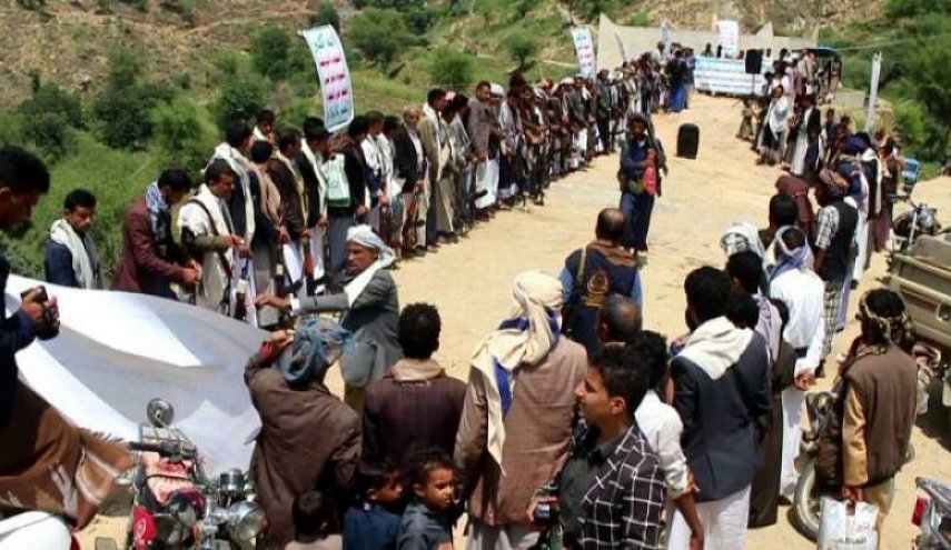اليمن: وقفات احتجاجية تندد بجرائم العدوان واحتجاز السفن