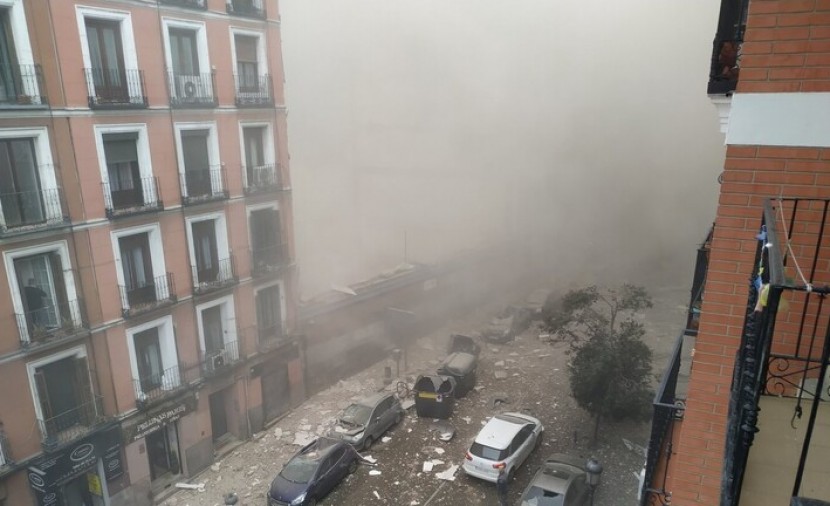 انفجار عنيف في وسط العاصمة الإسبانية مدريد