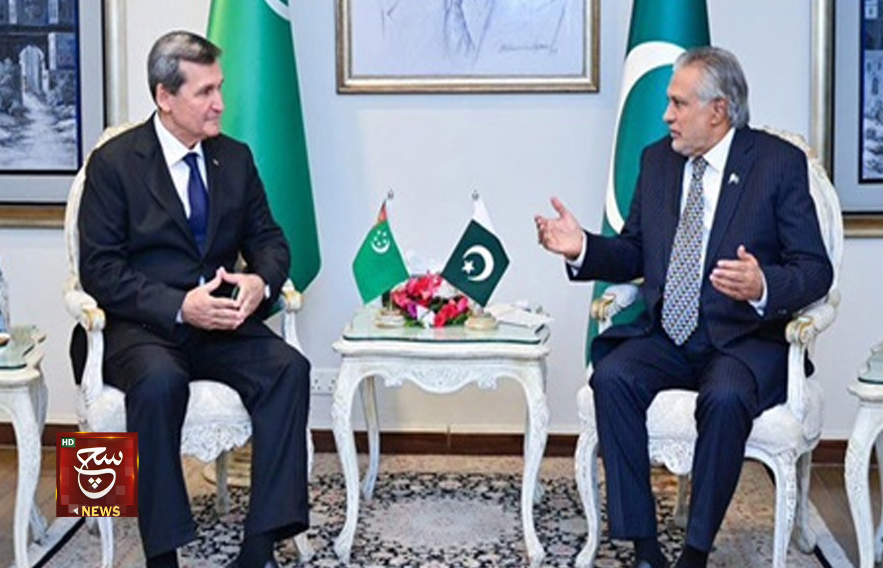 اتفاق بين باكستان وتركمانستان على تعزيز العلاقات الثنائية في مختلف المجالات