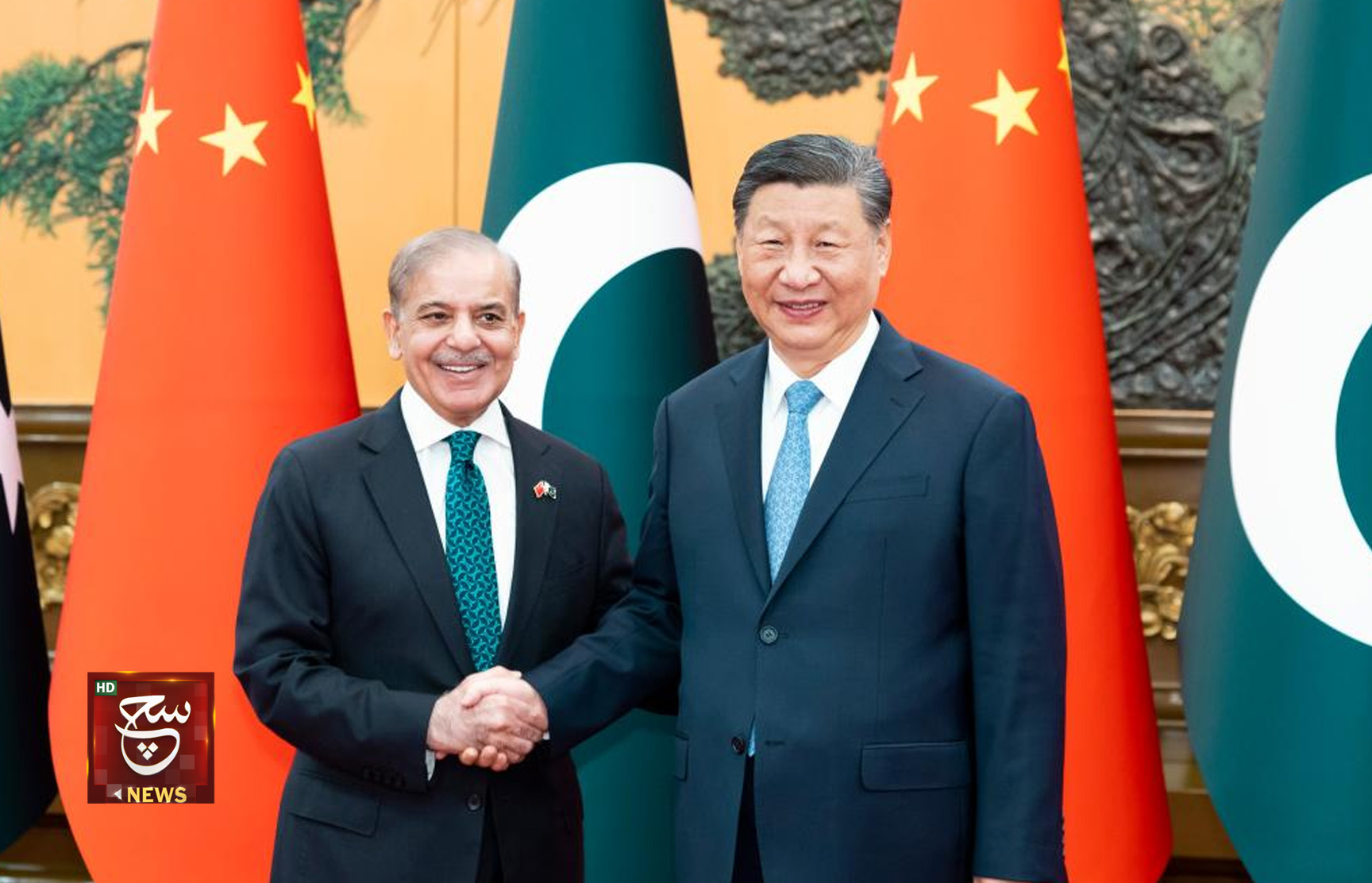 رئيس وزراء باكستان يلتقي الرئيس الصيني
